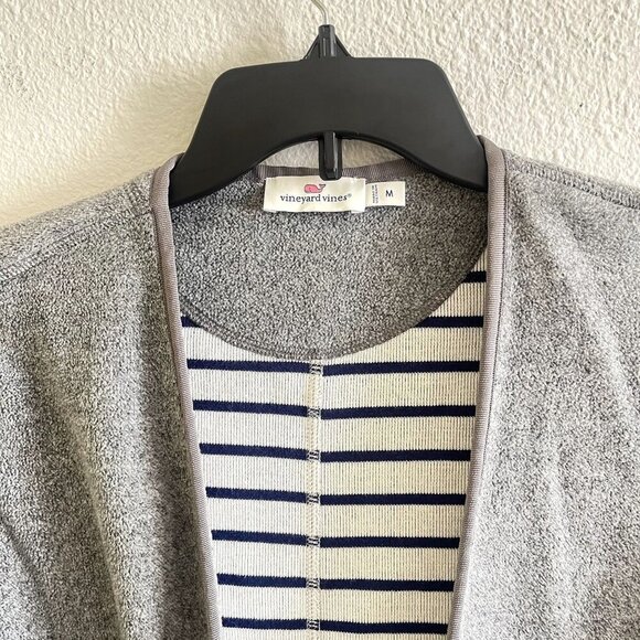 Vineyard Vines Sweater Fleece Open Jacket - Picture 4 of 6